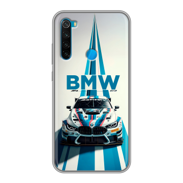 Силиконовый чехол на Xiaomi RedMi Note 8 с принтом БМВ BMW Силиконовый чехол на Xiaomi RedMi Note 8 с принтом БМВ BMW