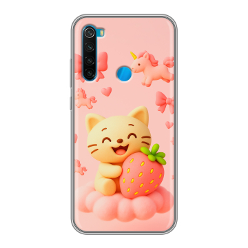 Силиконовый чехол на Xiaomi RedMi Note 8 с принтом для девочек Силиконовый чехол на Xiaomi RedMi Note 8 с принтом для девочек