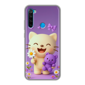 Силиконовый чехол на Xiaomi RedMi Note 8 с принтом для девочек