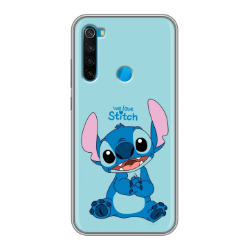 Силиконовый чехол на Xiaomi RedMi Note 8 с принтом Лило и Стич Силиконовый чехол на Xiaomi RedMi Note 8 с принтом Лило и Стич