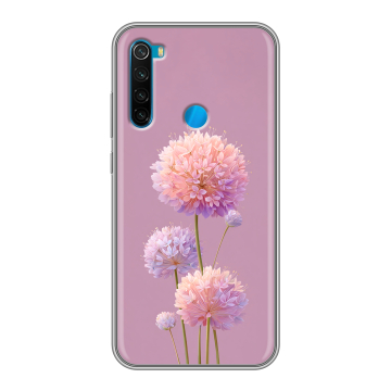 Силиконовый чехол на Xiaomi RedMi Note 8 с принтом Цветы