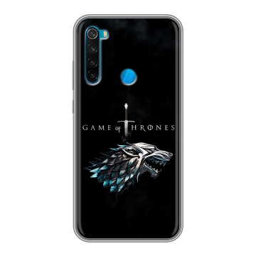 Силиконовый чехол на Xiaomi RedMi Note 8 с принтом Игра Престолов Game Thrones