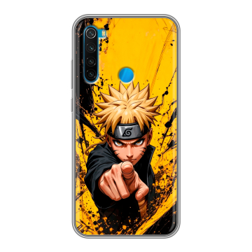 Силиконовый чехол на Xiaomi RedMi Note 8 с принтом Naruto Наруто Силиконовый чехол на Xiaomi RedMi Note 8 с принтом Naruto Наруто