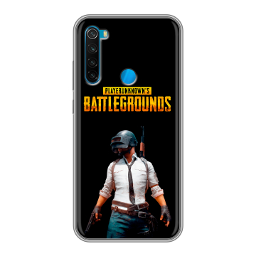 Силиконовый чехол на Xiaomi RedMi Note 8 с принтом PUGB ПАГБ Силиконовый чехол на Xiaomi RedMi Note 8 с принтом PUGB ПАГБ