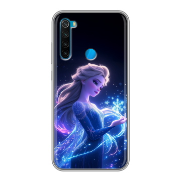 Силиконовый чехол на Xiaomi RedMi Note 8 с принтом Холодное сердце Frozen Силиконовый чехол на Xiaomi RedMi Note 8 с принтом Холодное сердце Frozen