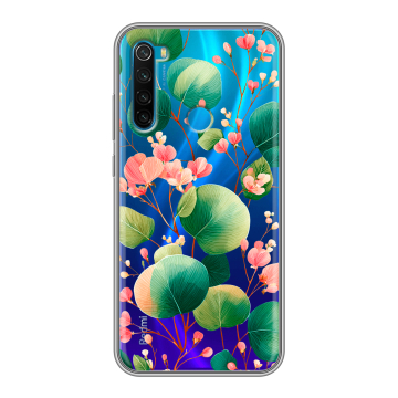 Силиконовый чехол на Xiaomi RedMi Note 8 с принтом женский Силиконовый чехол на Xiaomi RedMi Note 8 с принтом женский