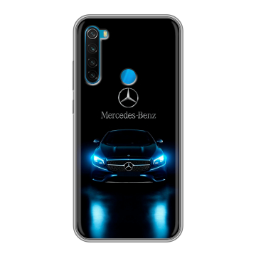 Силиконовый чехол на Xiaomi RedMi Note 8 с принтом Mercedes Мерседес Силиконовый чехол на Xiaomi RedMi Note 8 с принтом Mercedes Мерседес