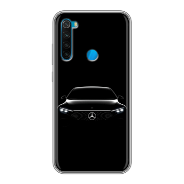 Силиконовый чехол на Xiaomi RedMi Note 8 с принтом Mercedes Мерседес Силиконовый чехол на Xiaomi RedMi Note 8 с принтом Mercedes Мерседес