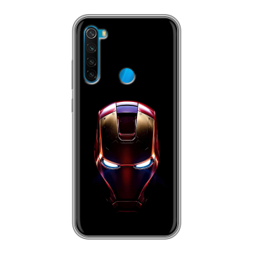Силиконовый чехол на Xiaomi RedMi Note 8 с принтом IronMan Железный человек Силиконовый чехол на Xiaomi RedMi Note 8 с принтом IronMan Железный человек