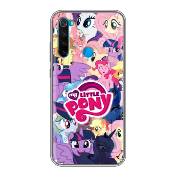 Силиконовый чехол на Xiaomi RedMi Note 8 с принтом My little pony Дружба чудо Силиконовый чехол на Xiaomi RedMi Note 8 с принтом My little pony Дружба чудо