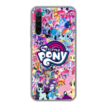 Силиконовый чехол на Xiaomi RedMi Note 8 с принтом My little pony Дружба чудо Силиконовый чехол на Xiaomi RedMi Note 8 с принтом My little pony Дружба чудо