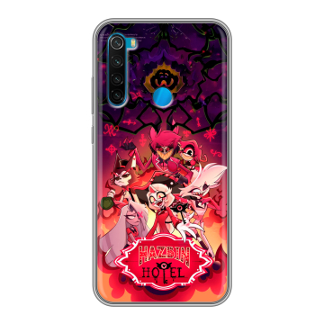 Силиконовый чехол на Xiaomi RedMi Note 8 с принтом Hazbin Hotel Отель Хазбин Силиконовый чехол на Xiaomi RedMi Note 8 с принтом Hazbin Hotel Отель Хазбин