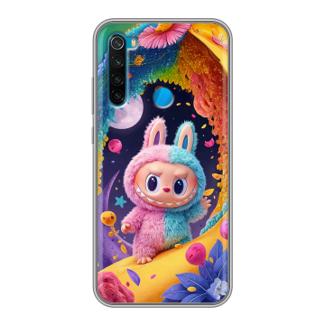 Силиконовый чехол на Xiaomi RedMi Note 8 с принтом Labubu Лабубу