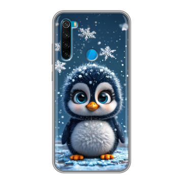 Силиконовый чехол на Xiaomi RedMi Note 8 с принтом Новый год Силиконовый чехол на Xiaomi RedMi Note 8 с принтом Новый год