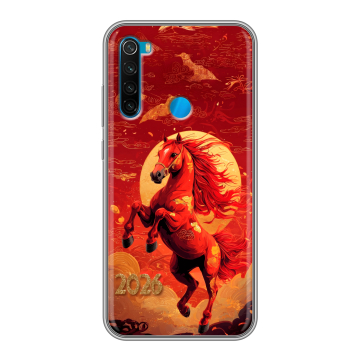 Силиконовый чехол на Xiaomi RedMi Note 8 с принтом Новый год