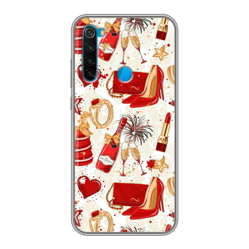 Силиконовый чехол на Xiaomi RedMi Note 8 с принтом Новый год