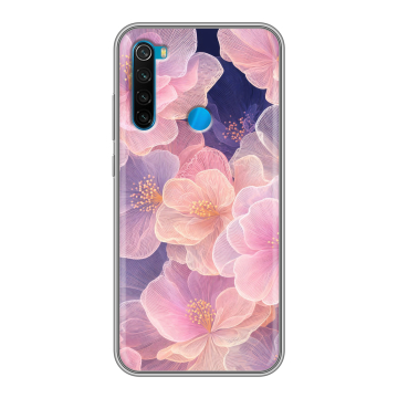 Силиконовый чехол на Xiaomi RedMi Note 8 с принтом женский