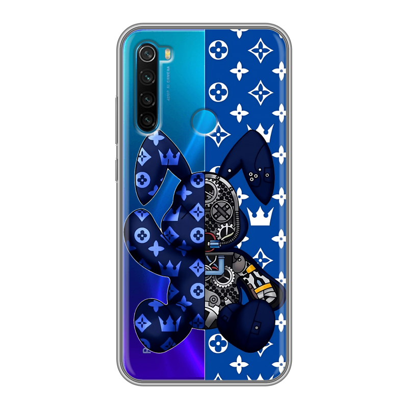 Силиконовый чехол на Xiaomi RedMi Note 8 с принтом Луи робот Силиконовый чехол на Xiaomi RedMi Note 8 с принтом Луи робот