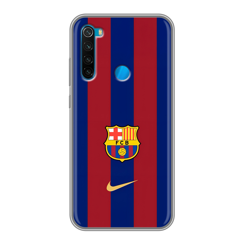 Силиконовый чехол на Xiaomi RedMi Note 8 с принтом Барселона Barcelona Силиконовый чехол на Xiaomi RedMi Note 8 с принтом Барселона Barcelona