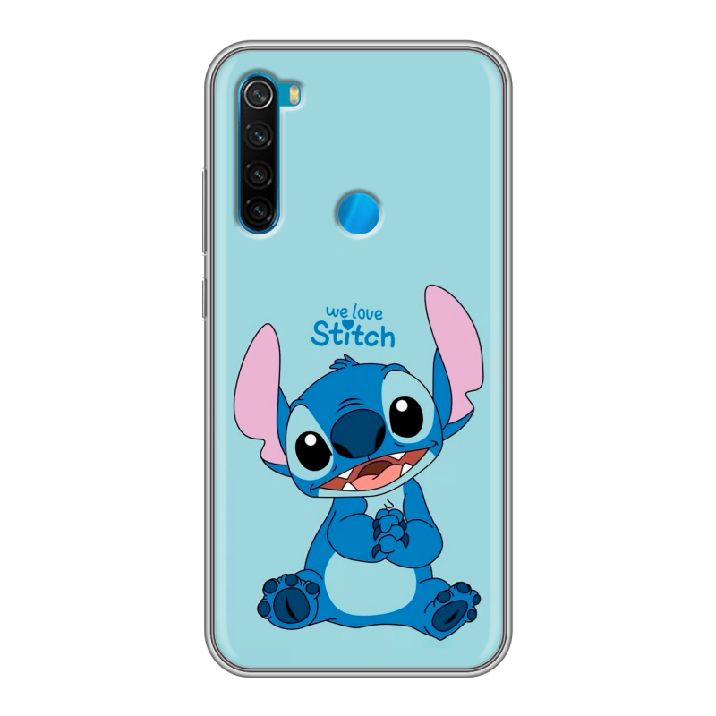 Силиконовый чехол на Xiaomi RedMi Note 8 с принтом Лило и Стич Силиконовый чехол на Xiaomi RedMi Note 8 с принтом Лило и Стич