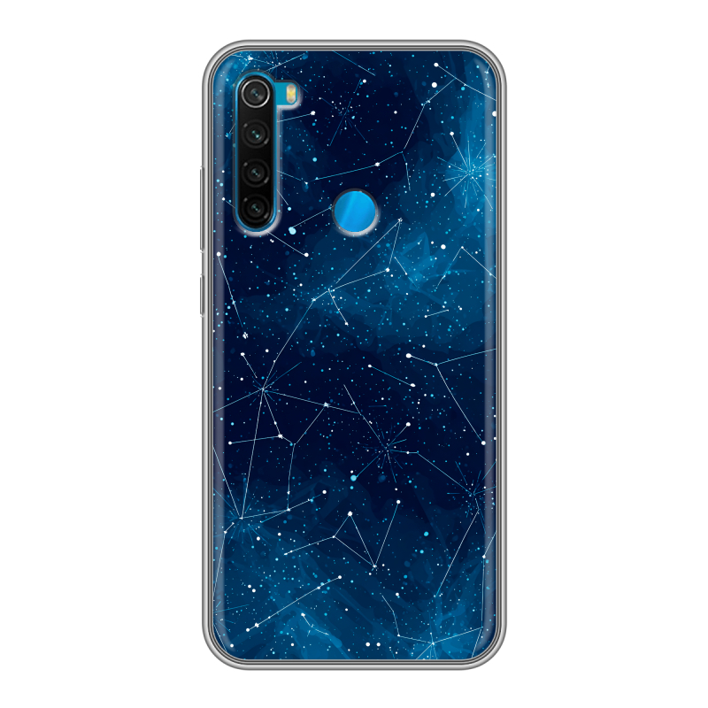 Силиконовый чехол на Xiaomi RedMi Note 8 с принтом Космос звезды Силиконовый чехол на Xiaomi RedMi Note 8 с принтом Космос звезды