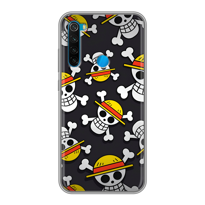 Силиконовый чехол на Xiaomi RedMi Note 8 с принтом One Piece Ван Пис Силиконовый чехол на Xiaomi RedMi Note 8 с принтом One Piece Ван Пис