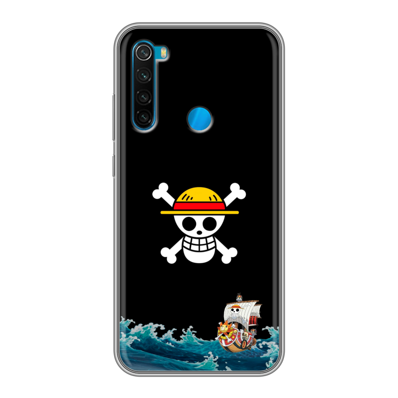 Силиконовый чехол на Xiaomi RedMi Note 8 с принтом One Piece Ван Пис Силиконовый чехол на Xiaomi RedMi Note 8 с принтом One Piece Ван Пис