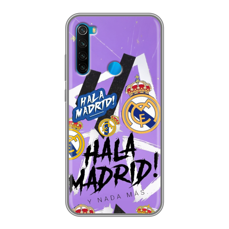 Силиконовый чехол на Xiaomi RedMi Note 8 с принтом Real Madrid Реал Мадрид Силиконовый чехол на Xiaomi RedMi Note 8 с принтом Real Madrid Реал Мадрид