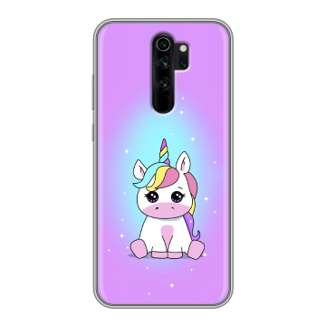 Силиконовый чехол на Xiaomi RedMi Note 8 Pro с принтом Единорог Силиконовый чехол на Xiaomi RedMi Note 8 Pro с принтом Единорог