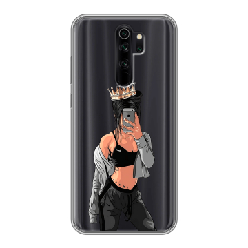 Силиконовый чехол на Xiaomi RedMi Note 8 Pro с принтом Женские принты Силиконовый чехол на Xiaomi RedMi Note 8 Pro с принтом Женские принты