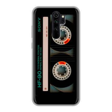 Силиконовый чехол на Xiaomi RedMi Note 8 Pro с принтом Кассета Силиконовый чехол на Xiaomi RedMi Note 8 Pro с принтом Кассета