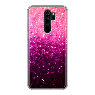 Силиконовый чехол на Xiaomi RedMi Note 8 Pro с принтом Блестки