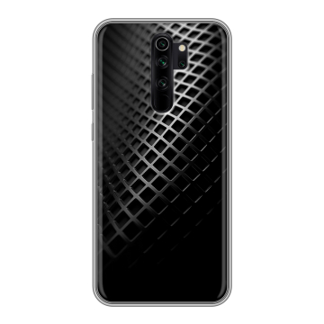 Силиконовый чехол на Xiaomi RedMi Note 8 Pro с принтом Текстура металла Силиконовый чехол на Xiaomi RedMi Note 8 Pro с принтом Текстура металла