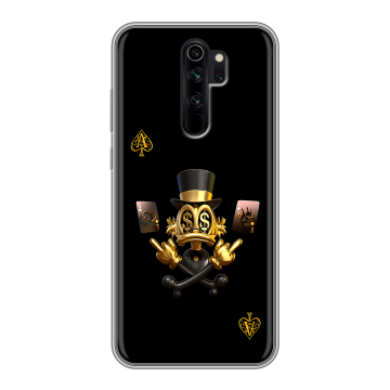 Силиконовый чехол на Xiaomi RedMi Note 8 Pro с принтом Золотой скрудж макдак