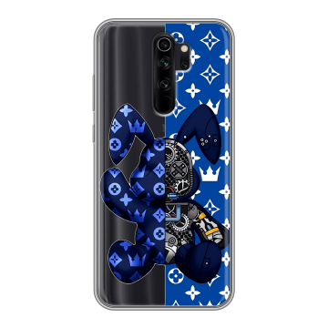Силиконовый чехол на Xiaomi RedMi Note 8 Pro с принтом Луи робот