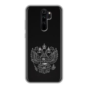 Силиконовый чехол на Xiaomi RedMi Note 8 Pro с принтом Герб России