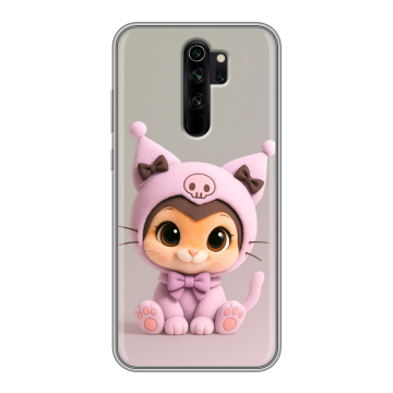 Силиконовый чехол на Xiaomi RedMi Note 8 Pro с принтом Куроми Kuromi Силиконовый чехол на Xiaomi RedMi Note 8 Pro с принтом Куроми Kuromi
