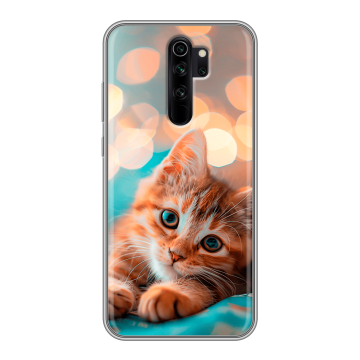 Силиконовый чехол на Xiaomi RedMi Note 8 Pro с принтом котик