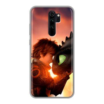Силиконовый чехол на Xiaomi RedMi Note 8 Pro с принтом Как приручить дракона Силиконовый чехол на Xiaomi RedMi Note 8 Pro с принтом Как приручить дракона