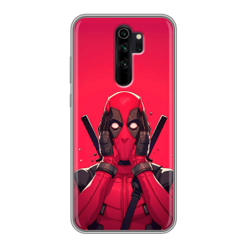 Силиконовый чехол на Xiaomi RedMi Note 8 Pro с принтом Дедпул Deadpool Силиконовый чехол на Xiaomi RedMi Note 8 Pro с принтом Дедпул Deadpool