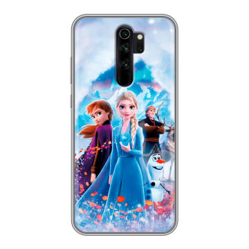 Силиконовый чехол на Xiaomi RedMi Note 8 Pro с принтом Холодное сердце Frozen Силиконовый чехол на Xiaomi RedMi Note 8 Pro с принтом Холодное сердце Frozen