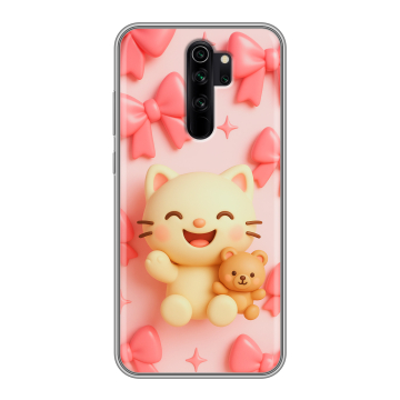 Силиконовый чехол на Xiaomi RedMi Note 8 Pro с принтом для девочек