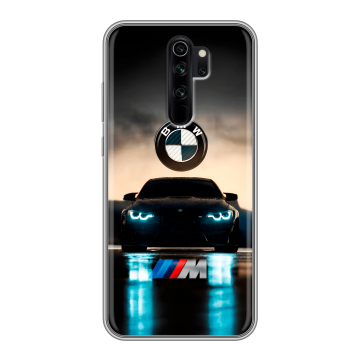 Силиконовый чехол на Xiaomi RedMi Note 8 Pro с принтом БМВ BMW