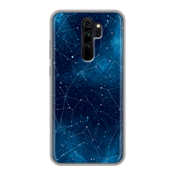 Силиконовый чехол на Xiaomi RedMi Note 8 Pro с принтом Космос звезды