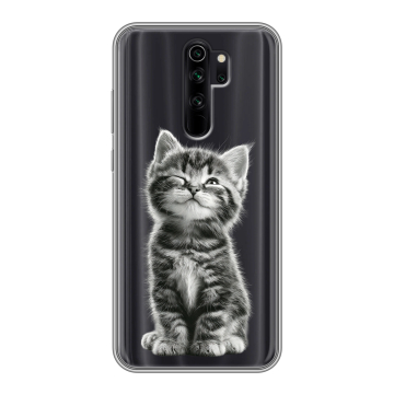 Силиконовый чехол на Xiaomi RedMi Note 8 Pro с принтом Котенок