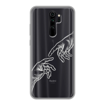 Силиконовый чехол на Xiaomi RedMi Note 8 Pro с принтом Сотворение мира