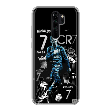 Силиконовый чехол на Xiaomi RedMi Note 8 Pro с принтом Реал Роналдо