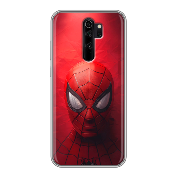 Силиконовый чехол на Xiaomi RedMi Note 8 Pro с принтом Spiderman Человек паук Силиконовый чехол на Xiaomi RedMi Note 8 Pro с принтом Spiderman Человек паук