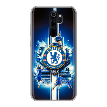 Силиконовый чехол на Xiaomi RedMi Note 8 Pro с принтом Chelsea Челси