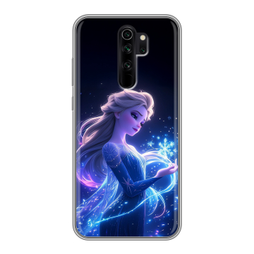 Силиконовый чехол на Xiaomi RedMi Note 8 Pro с принтом Холодное сердце Frozen